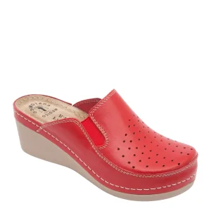 Ženska klompa fratelli D-310 crvena