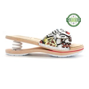 Biancomolina klompe na feder F200 srce