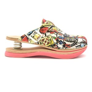 Biancomolina klompe na feder FF01 srce