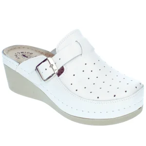 Anatomske kožne klompe fratelli babb - D310 new white