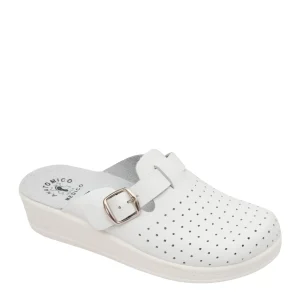 Ženska klompa fratelli D-06 bijela