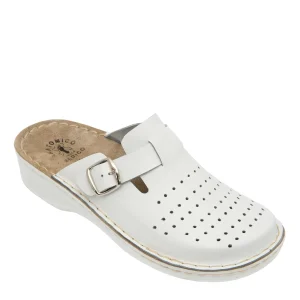 Ženska klompa fratelli D-52 bijela