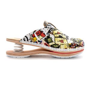 BIANCOMOLINA klompa na feder F01 srce