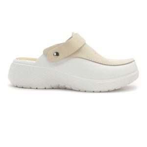 BIANCOMOLINA anatomska klompa EVA LIGHT bež/bijela